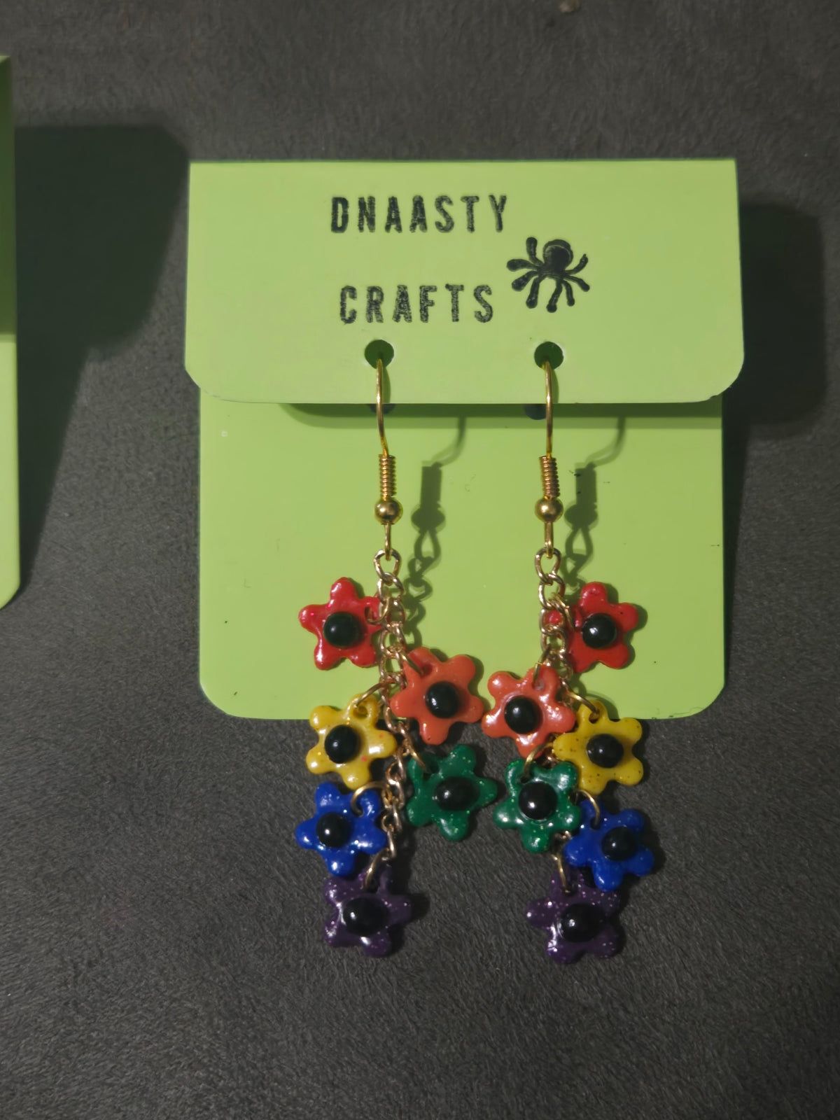 Handmade Polymer Clay Flower Earrings