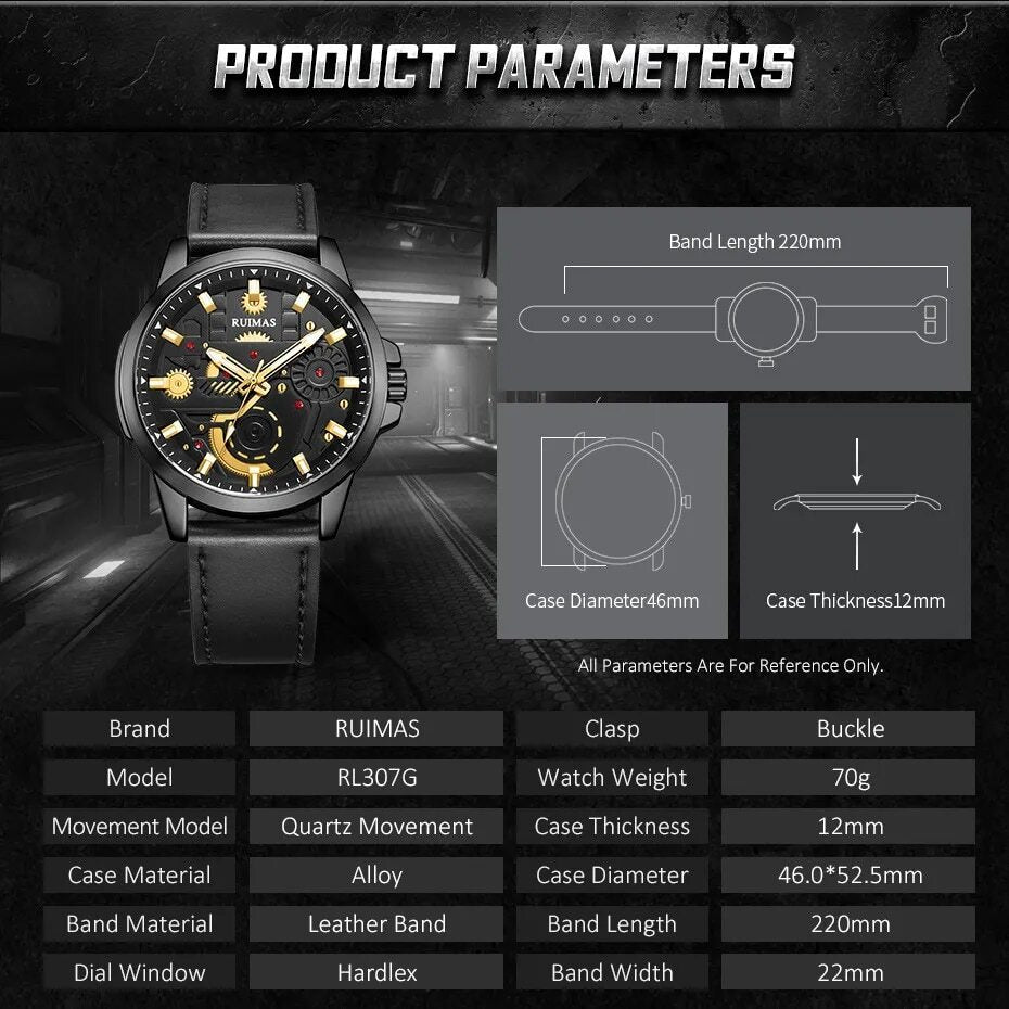 RUIMAS 307 Men's Military Quartz Watch
