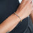 DRAGOSA Two-Tone Rope Chain Charm Bracelet