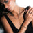 DRAGOSA Two-Tone Rope Chain Charm Bracelet