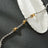 DRAGOSA Two-Tone Rope Chain Charm Bracelet