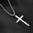JENGO Silver-Tone Cross Pendant Necklace, 27-Inch