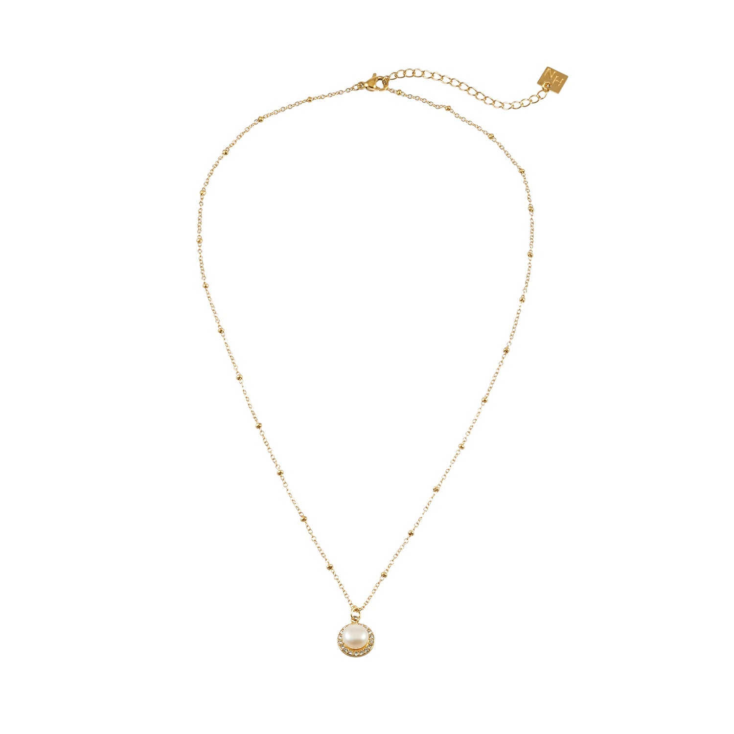 LATAHIA Gold-Tone Freshwater Pearl Pendant Necklace