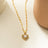 ZITA Gold-Tone Pavé Heart Pendant Necklace